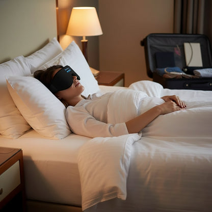 SnoozeTunes 3D Sleep Mask with HD Bluetooth Speakers