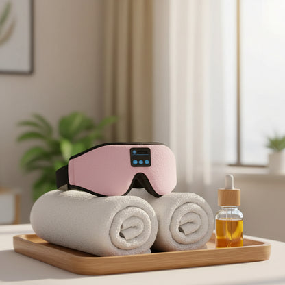 SnoozeTunes 3D Sleep Mask with HD Bluetooth Speakers