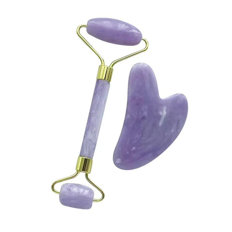 Gua Sha Facial Massage Roller for Face, Neck, and Eye